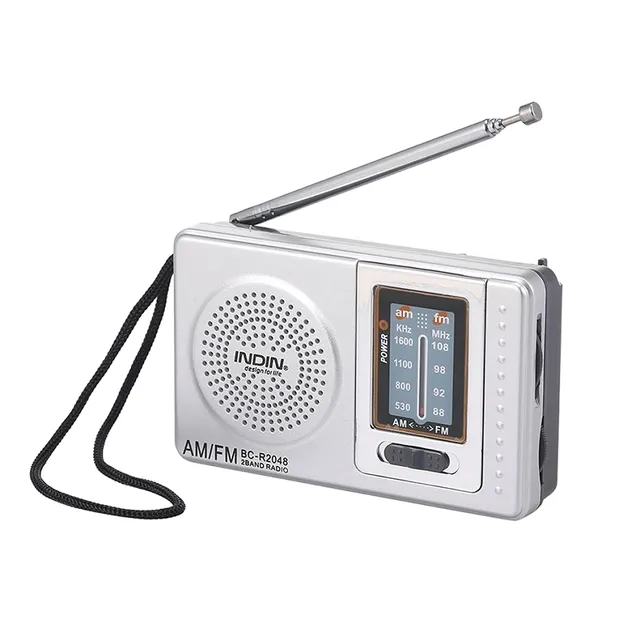 Tragbares AM/FM Radio - Taschenradio mit Kopfhöreranschluss, Kompaktes Radio 9,8 x 6 x 2,4 cm