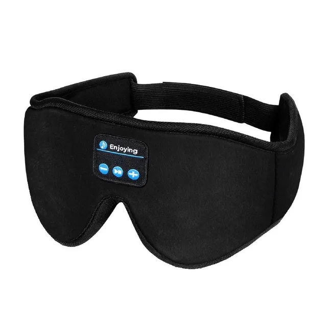 Sleeping mask with bluetooth headphones