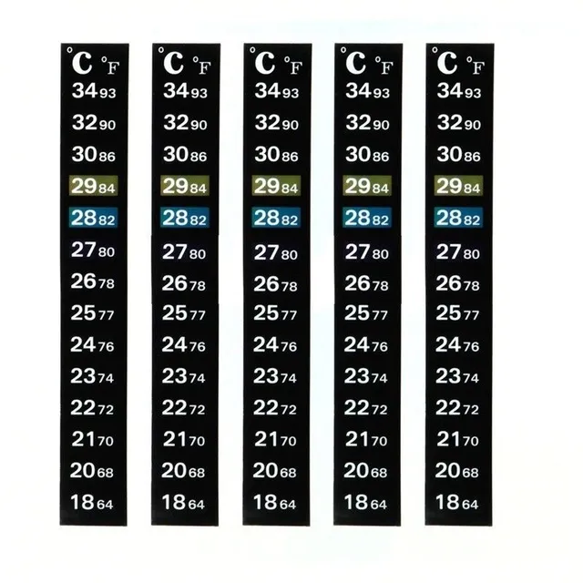 Adhesive aquarium thermometer 5 pcs