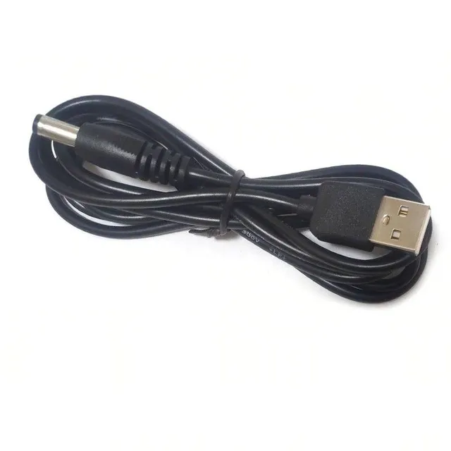 Power supply USB cable DC 5.5 x 2.1 mm 1,5 m