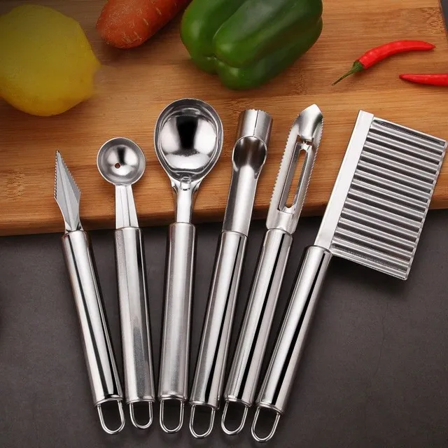 Stainless steel cutting set 6 pcs