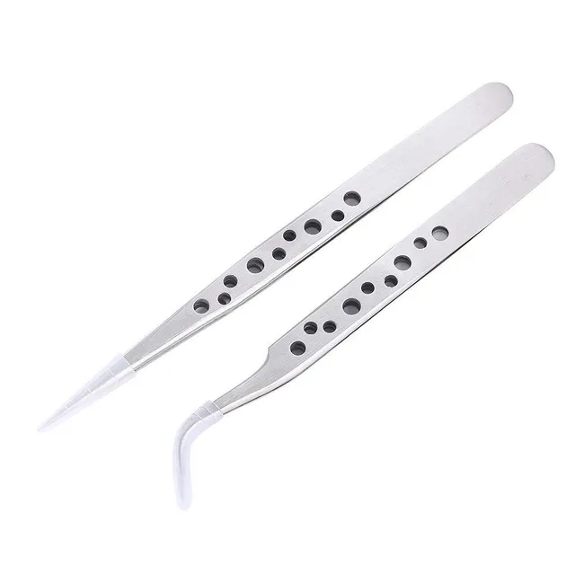 Stainless steel tweezers 2 pcs