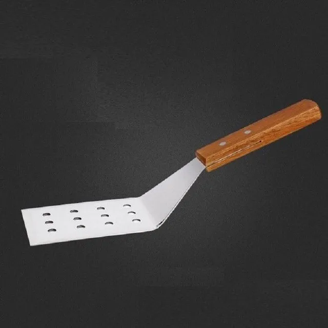 Spatula din oțel inoxidabil cu găuri