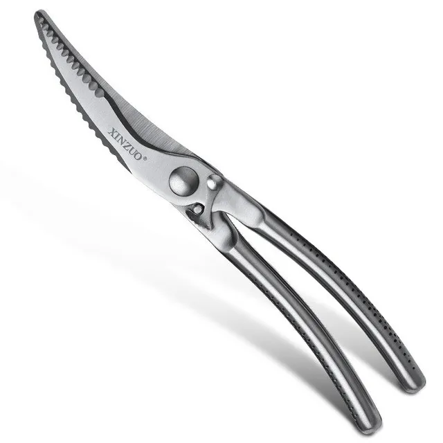 Stainless steel kitchen scissors