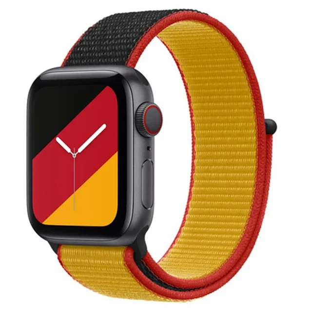 Bracelet en nylon pour Apple Watch avec le drapeau allemand 38 mm / 40 mm / 41 mm