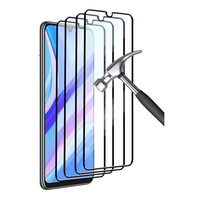 Szkło ochronne dla Huawei P40 Lite E czarne 4 szt.