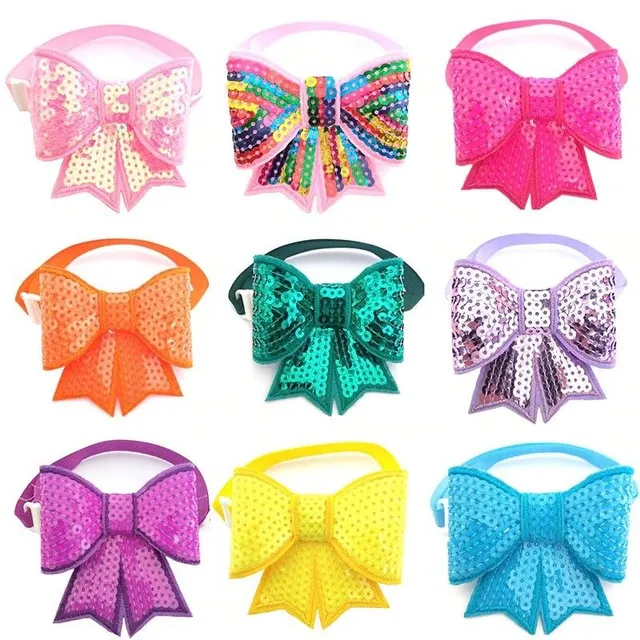 Buckle with glitter bow 30 pcs