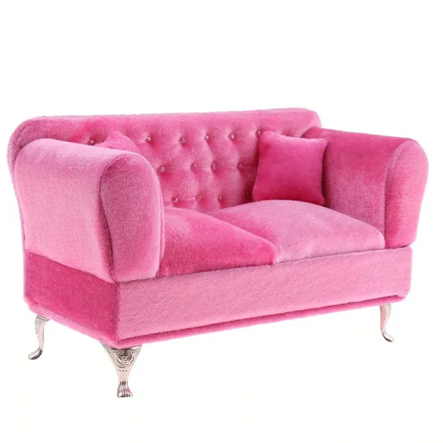 Pink Sofa for Doll