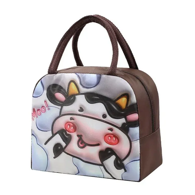 3D Children's Cartoon Thermoisolation Lunch Bag