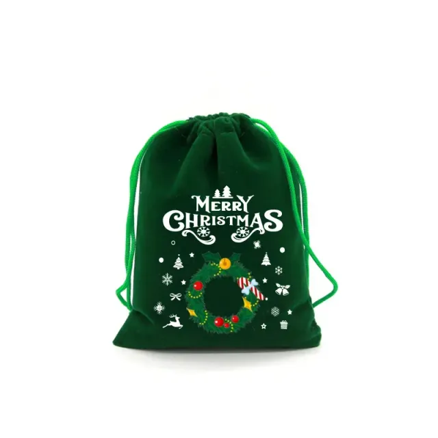 4 gift cute bags for children with popular Christmas motif