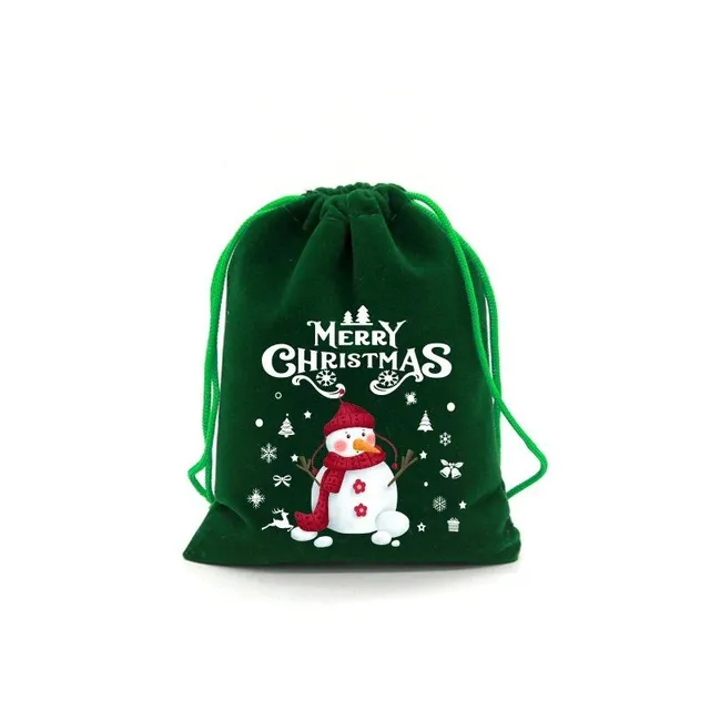 4 gift cute bags for children with popular Christmas motif