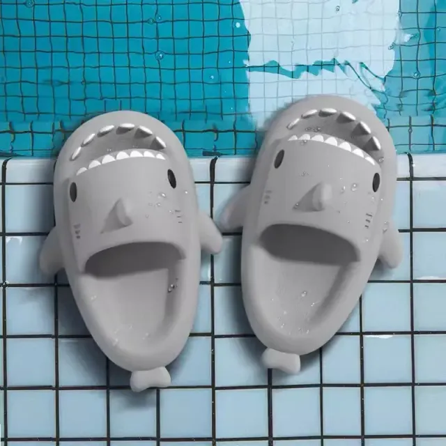 Papuci de vară pentru femei de vară drăguț de rechin