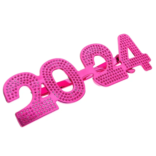 Luxusní brýle s číslicí 2024 na oslavu a večírek - Ve třech barvách