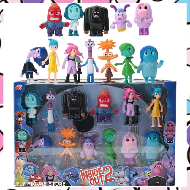 Set of characters from fairy tale - Inside Out 2 - 12 pcs