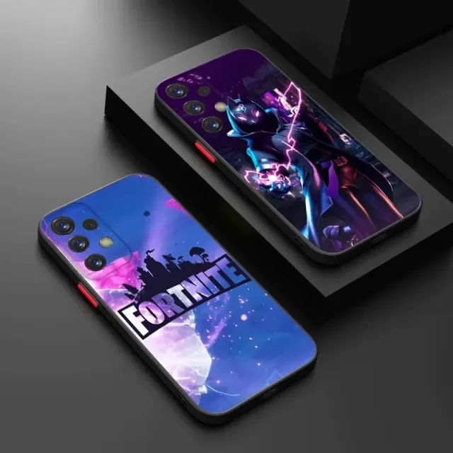 Coque tendance pour téléphones Samsung avec des motifs du jeu populaire Fortnite