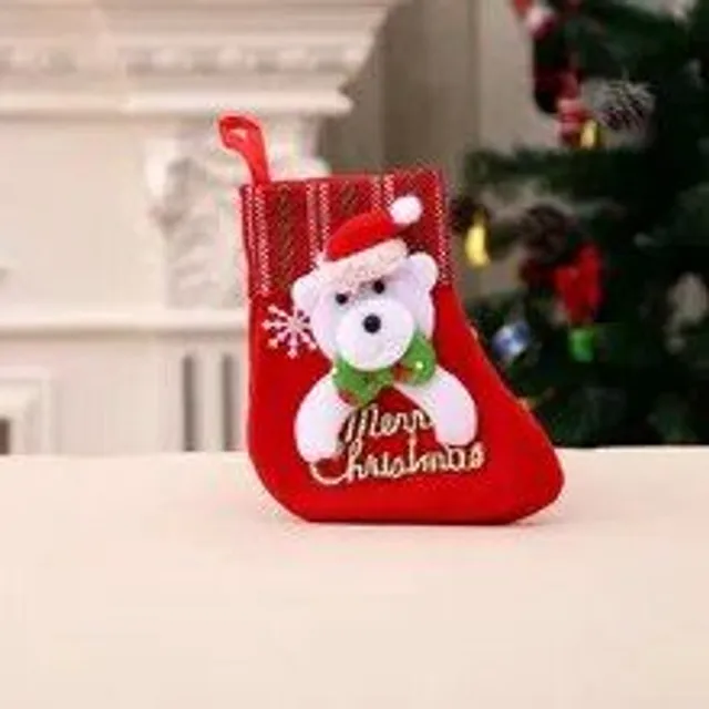 1 pc świąteczne zapasy z drukiem Snowman, Santa Claus, Elka