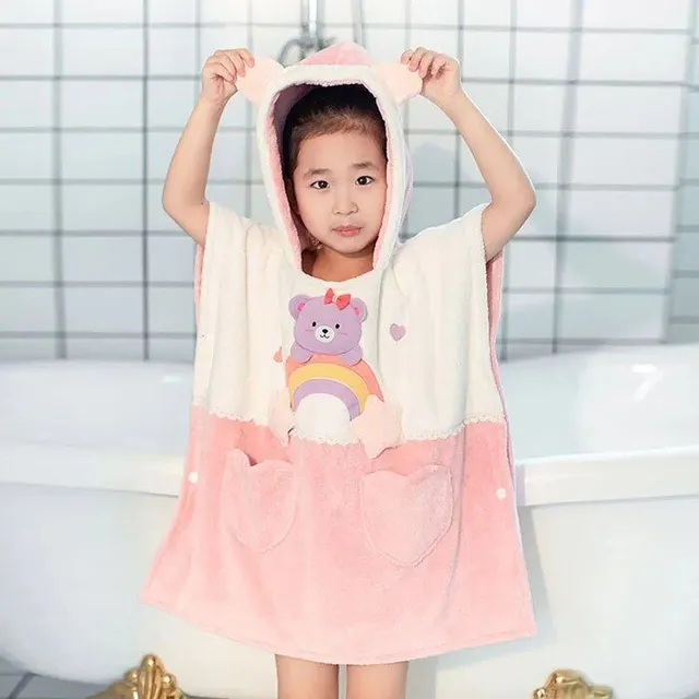 Baby soft pleasant robe in cute design