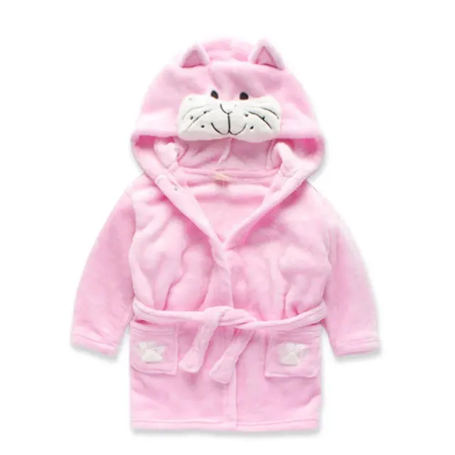 Children's soft and soft robe in animal motive - different species