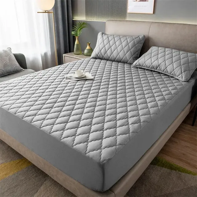 Vodotesný matracový chránič s hrubou výplňou a príjemnou tkaninou pre domácnosť