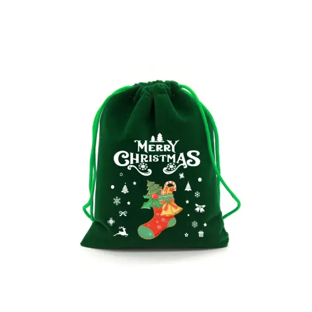 4 gift cute bags for children with popular Christmas motif