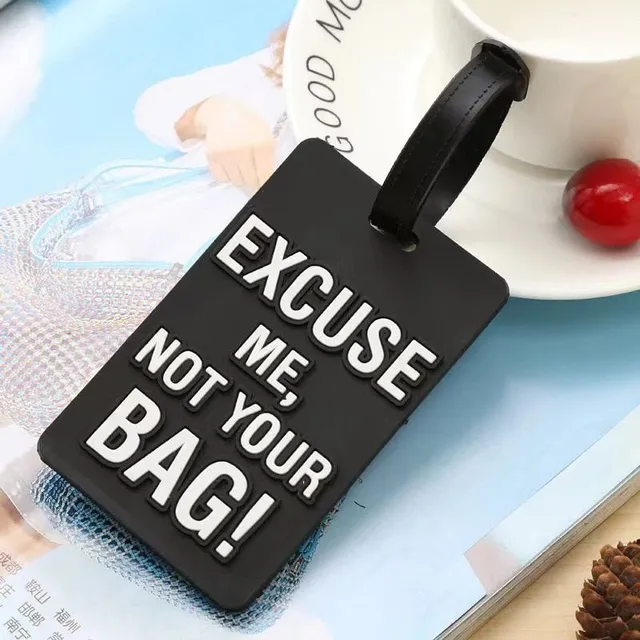 Luxury travel luggage tag in design - more variants