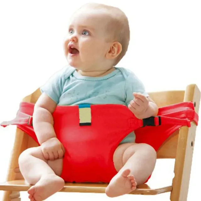 Safety portable elastic seat for a children's dining chair