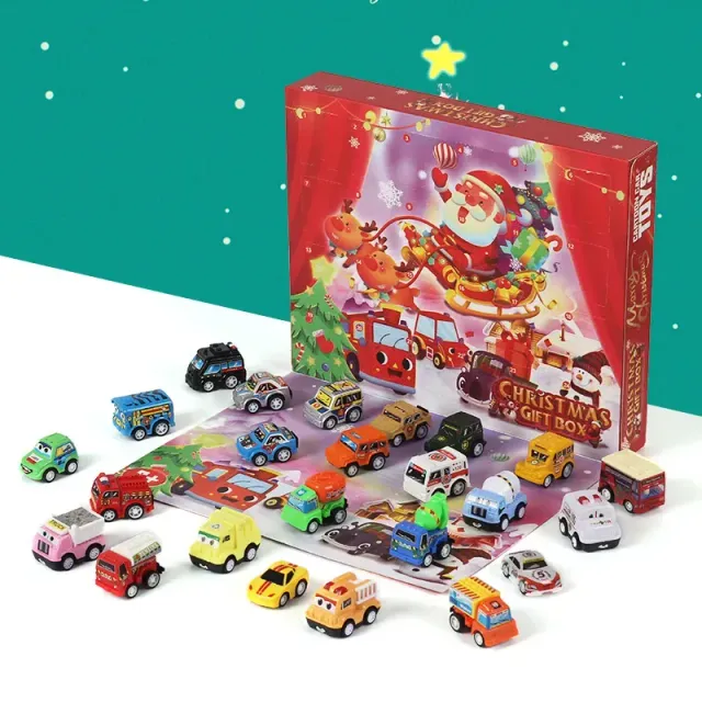 Vianočný adventný kalendár nielen pre chlapcov - Roztomilé autá