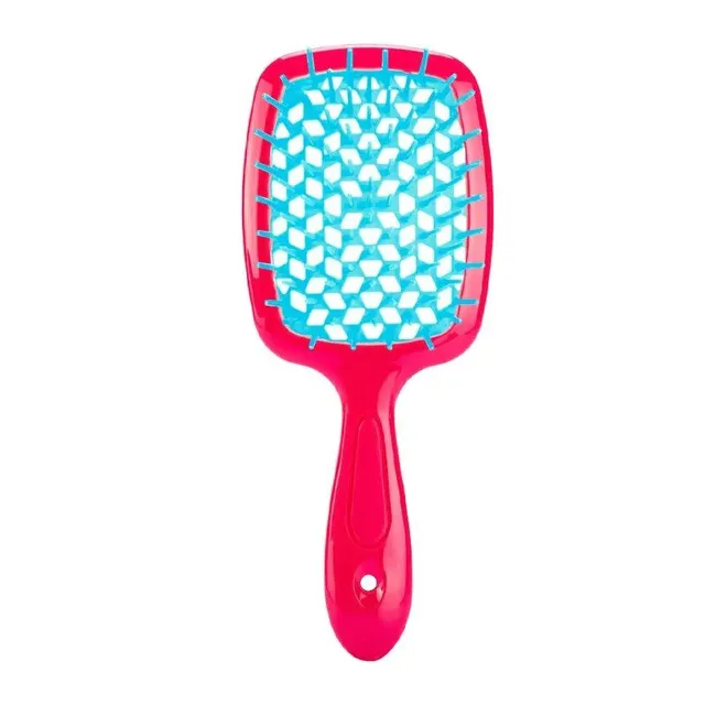 Professional hair brush against static energy - several color variants