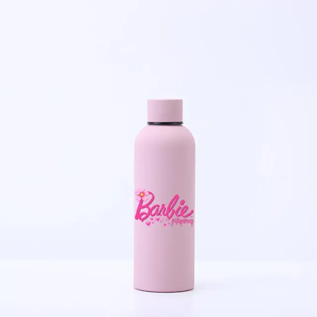 Uniwersalna modna butelka z motywem Barbie 500 ml