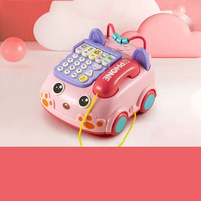 Jucărie Montessori telefon mobil muzical pentru copii