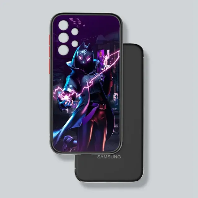 Coque tendance pour téléphones Samsung avec des motifs du jeu populaire Fortnite