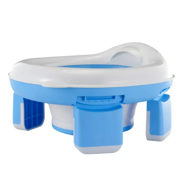 Portable children's travel toilet seat made of silicone - more colors