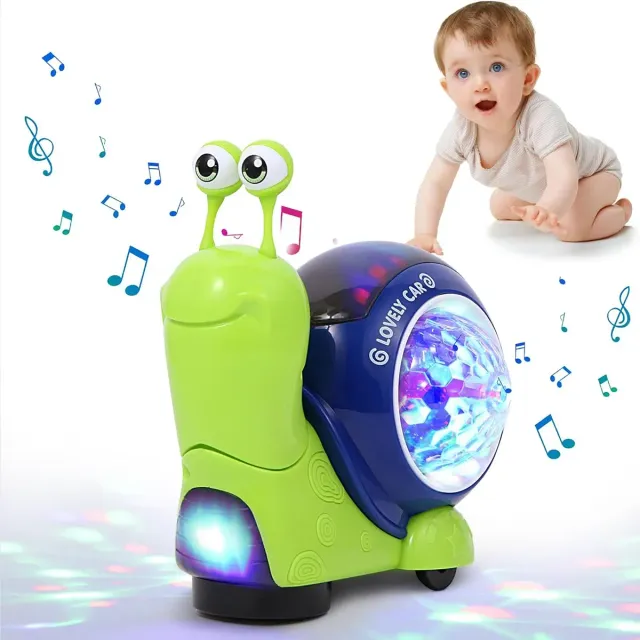 Interactive Snail - Songs and LED Lighting