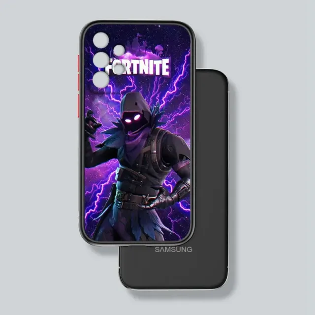 Coque tendance pour téléphones Samsung avec des motifs du jeu populaire Fortnite