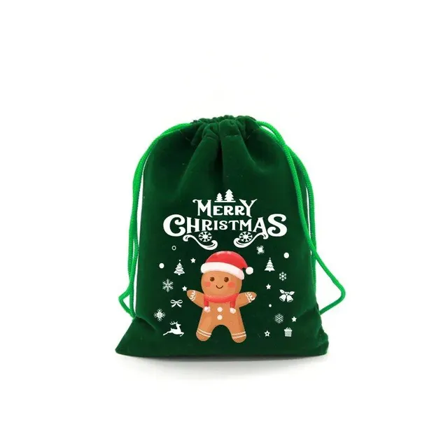 4 gift cute bags for children with popular Christmas motif