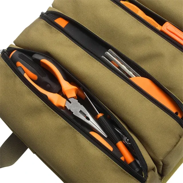 Universal portable tool bag with professional tool pockets