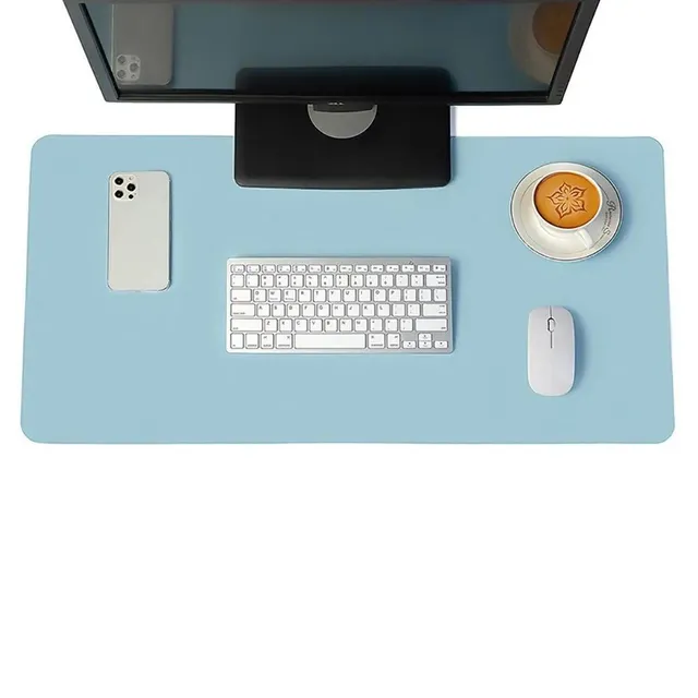 Stolná podložka z umelej kože - veľká podložka na myši, klávesnica a iné kancelárske potreby