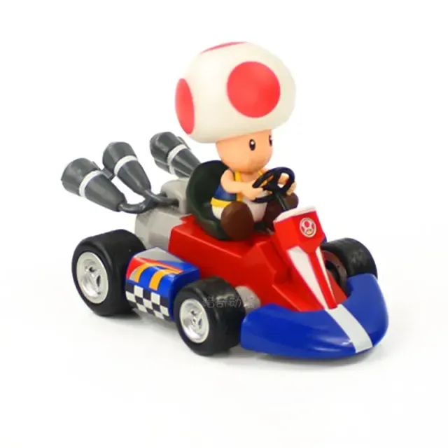 Hračky pre deti - go-kart s populárnymi postavami Super Mario