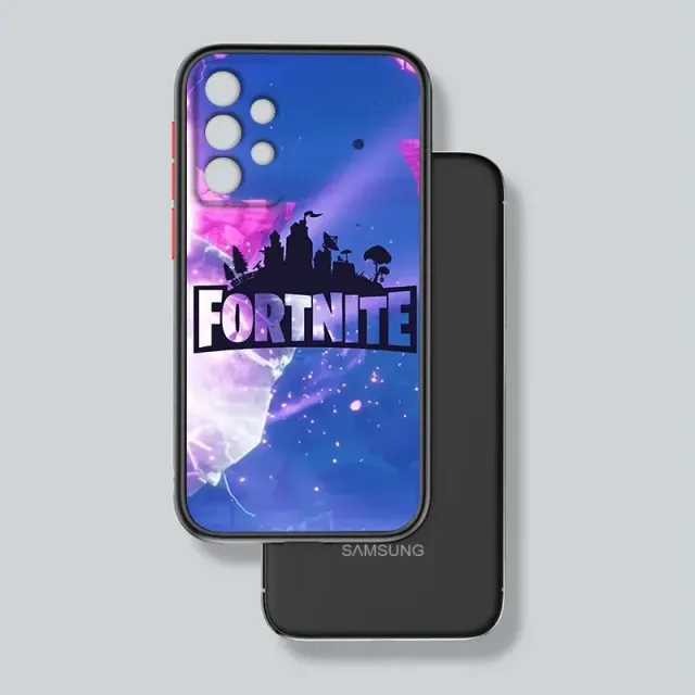 Coque tendance pour téléphones Samsung avec des motifs du jeu populaire Fortnite