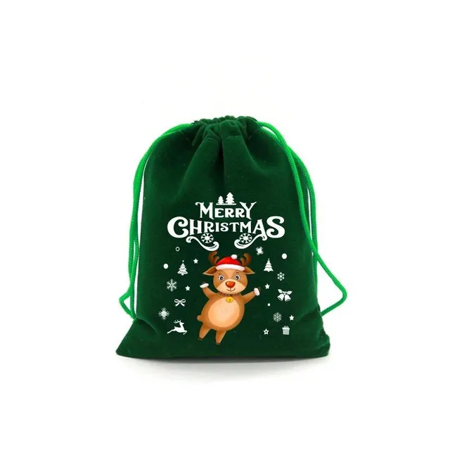 4 gift cute bags for children with popular Christmas motif