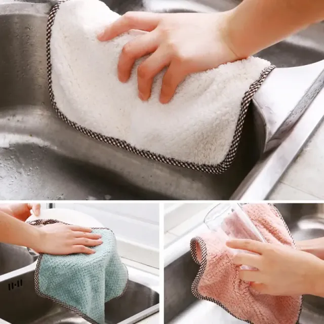 Superabsorpcia Mikrovlákna Kuchynská uterák - Vysoko účinná domácnosť čistenie uterák