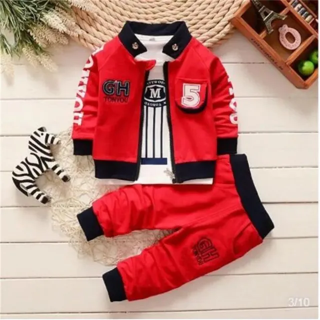 Children's Warm Clothing 3-piece for boys - spring, autumn, winter