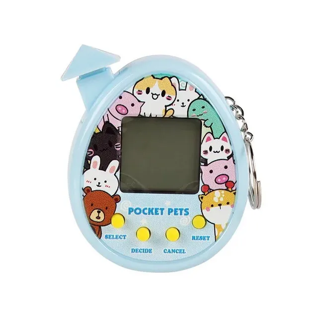 Jucărie electronică distractivă Tamagotchi pentru copii cu breloc - diferite modele