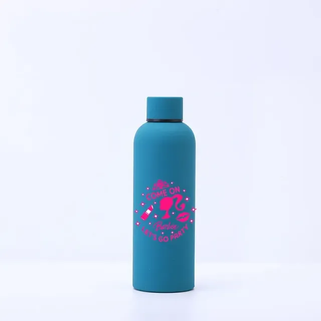 Universal trendy water bottle with Barbie 500 ml theme