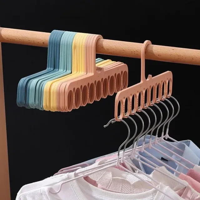 Multipurpose rack for drying underwear with clips for underwear, socks and small objects