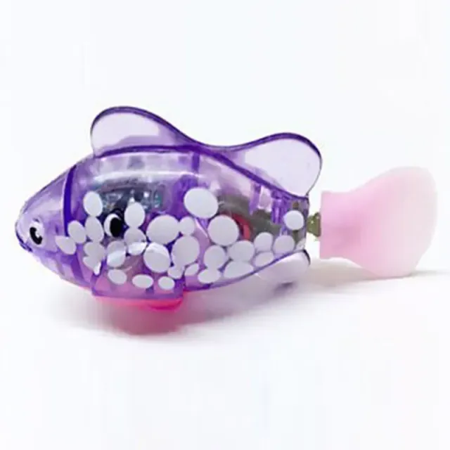 Lighting robotic simulated fish - interactive toy for cats and children, aquarium decoration