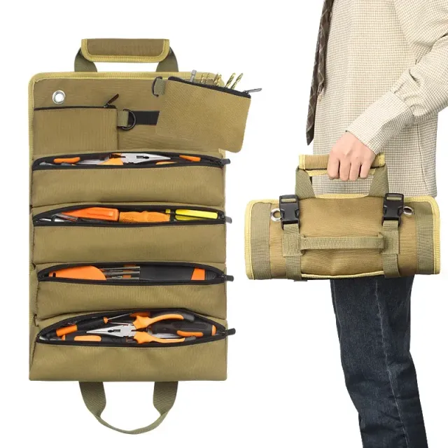 Universal portable tool bag with professional tool pockets