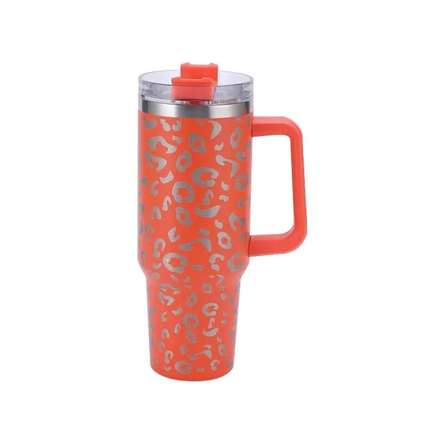 Thermos for car with handle - 1l insulation thermos for coffee with stainless steel wall