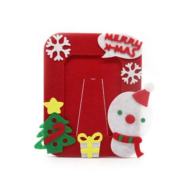 Cute decorative photo frame with Christmas motif - 4 variants