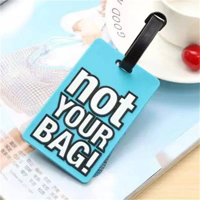 Luxury travel luggage tag in design - more variants